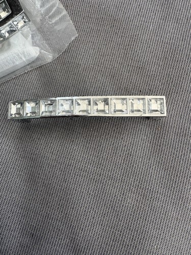 Silver coloured diamonte - 8,