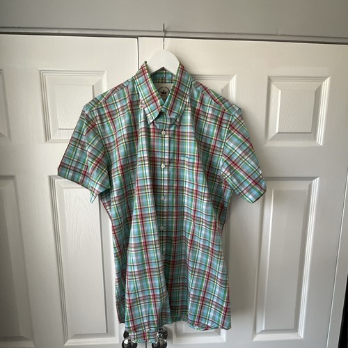 Relco mens green red check - l,