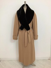 Vintage 80s Private line coat Admyra Selfridges cashmere wool robe overcoat #V4