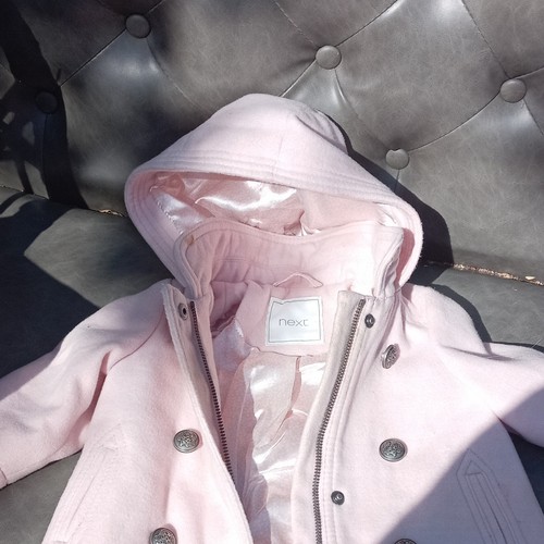 Next girls pink hooded - next,
