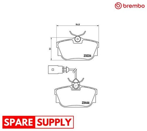 Brake pad set disc - set,,