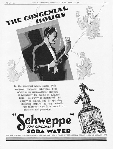Schweppes soda water vintage - schweppes,