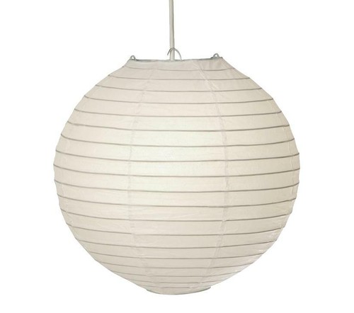 White paper lantern - white,