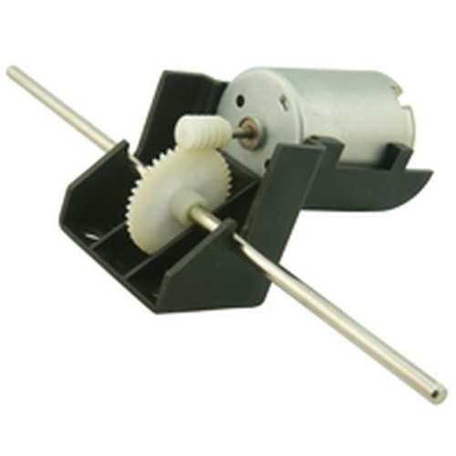 Motor with worm drive - with, gearbox