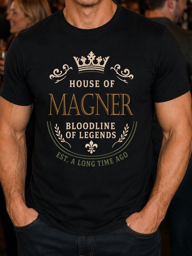 Magner surname men shirt - surname, men's