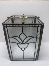 VINTAGE LEAD GLASS HALLWAY