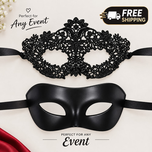 2pcs elegant black - 2pcs, lace