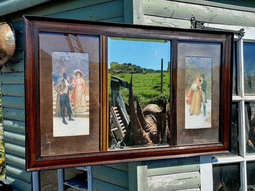 Victorian triple wall mirror - wall,