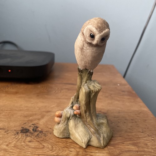 Vintage barn owl figurine - owl,