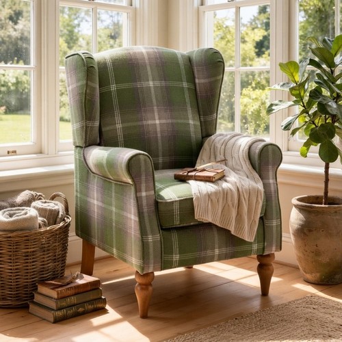 Elegant wingback tartan - elegant,