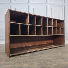 Vintage Wooden Pigeon Hole