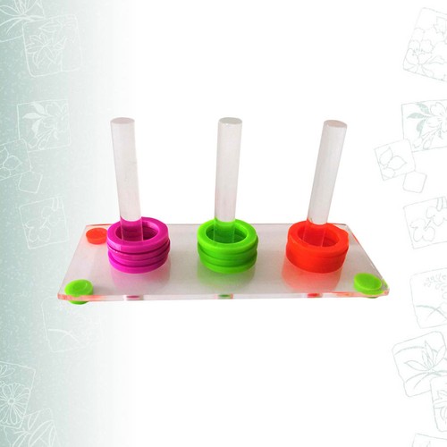 Reusable parrot toy ring toss - reusable,
