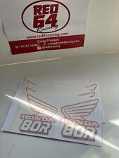 Honda CR 80R 1988 1989 decal set, evo motocross stickers 