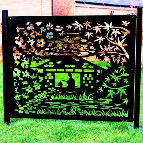 Metal fence panels durable - metal,