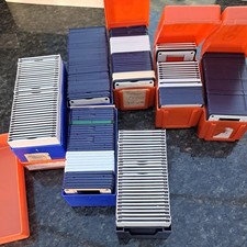 Vintage Empty 35 mm 2x2” Slide Frames- in storage boxes