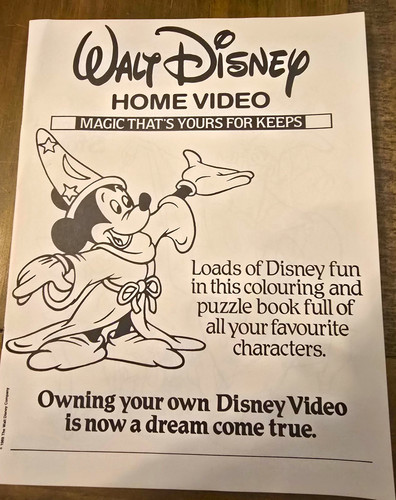 Vintage 1989 walt disney - vintage, home
