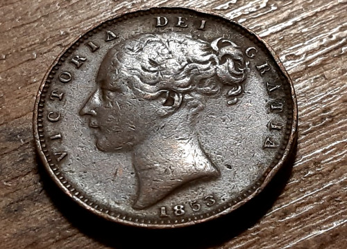 Victoria farthing 1853 - victoria,