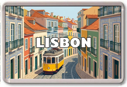 Fridge magnet lisbon - fridge,