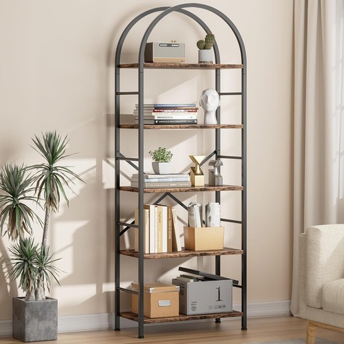 Bookshelf arched 5 - bookshelf,,