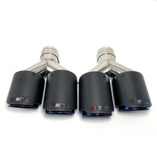 2PCS  Carbon Fiber Blue