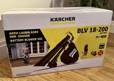Karcher BLV 18-200 Battery Powered Leaf Blower Vacuum - Battery Not Included