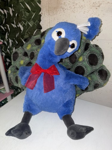 Peacock plush stuffed animal - plush,