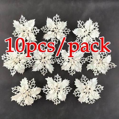 10x snowflakes christmas - 10x, tree