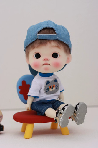 Bjd doll jointed face - doll,