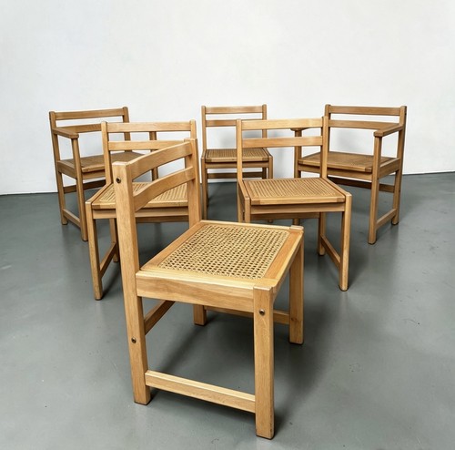 Set six oak - oak, and