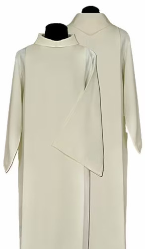 Hooded priest alb - alb,, wide