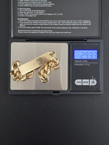 9ct gold identity - 9ct,