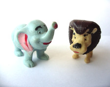 Elephant and lion cartoon - and,