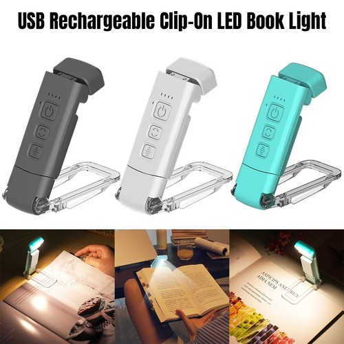 Usb rechargeable clip book - usb, clip-on