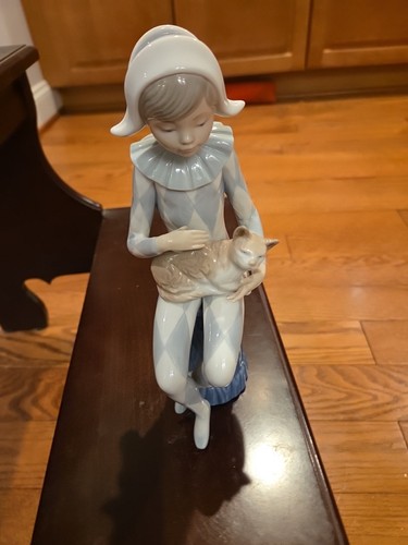 Nao lladro 0381 harlequin - nao,