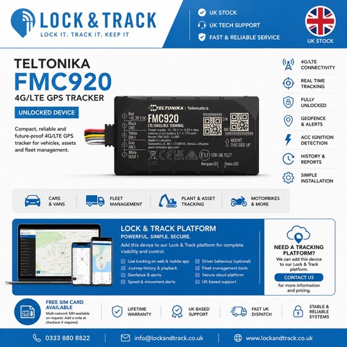 Teltonika fmc920 gps tracker - teltonika,