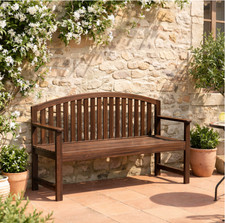 Wooden Garden Bench Outdoor 2