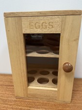 Wooden Egg Holder Storage Rack