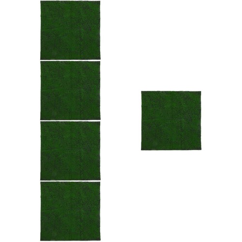 5pcs artificial moss mat - moss, green