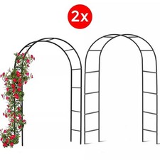 2 x Garden Arch Trellis Arched