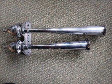Vintage Trico Chrome Air Horns