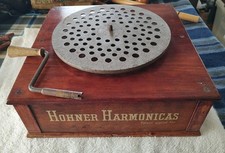 Hohner Harmonica Antique Pyramid Store Display Base & Handle Working 