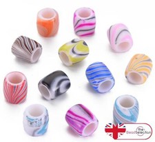 20 Acrylic Marbled Beads Candy