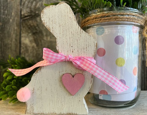 Wood bunny rabbit - bunny,