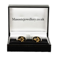 Masonic Cufflinks Gold Plated