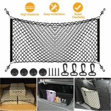 Large Car Cargo Net Nylon Elastic Mesh Luggage Cargo Storage Pickup Tidy Net UK