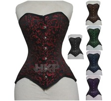 Gothic Brocade Steel Boned