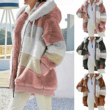 Women Hoodie Fleece Coat Teddy