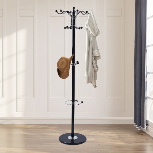 Metal standing hat coat - metal,