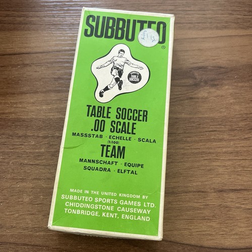 Vintage subbuteo teams - subbuteo, crystal