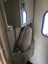 Vintage Caravan Vanity Unit With Fold Up Sink